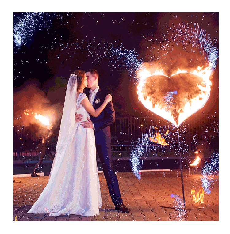 Организация пиротехнического шоу на свадьбу  Владимир | vladimir.salutsklad.ru