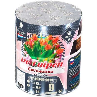 Тюльпаны Батарея салютов купить во Владимире | vladimir.salutsklad.ru