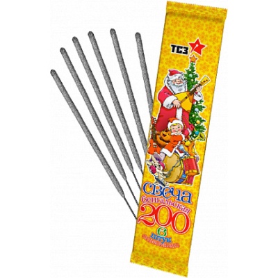 200 мм. Бенгальские огни купить во Владимире | vladimir.salutsklad.ru