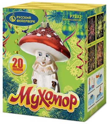 Мухомор Батарея салютов купить во Владимире | vladimir.salutsklad.ru